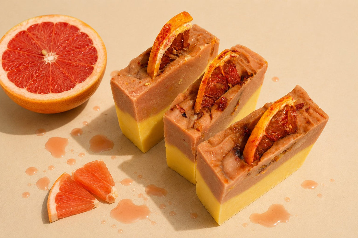 Limited Edition Orange & Charcoal Artisan Soap