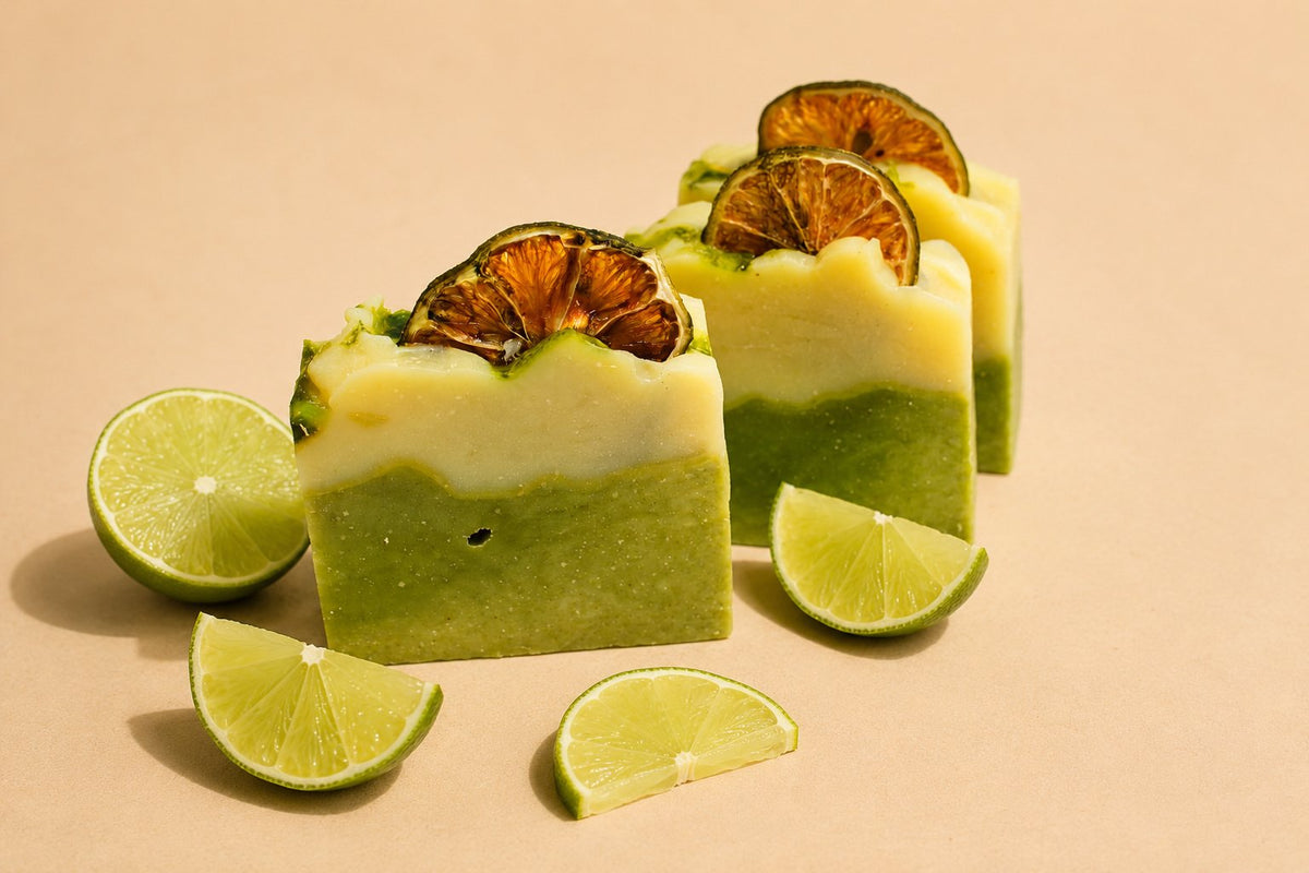 Limited Edition Lime & Chlorella Handmade Soap 