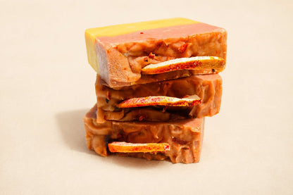 Limited Edition Orange & Charcoal Artisan Soap 