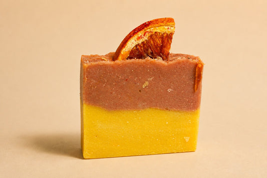 Limited Edition Orange & Charcoal Artisan Soap 