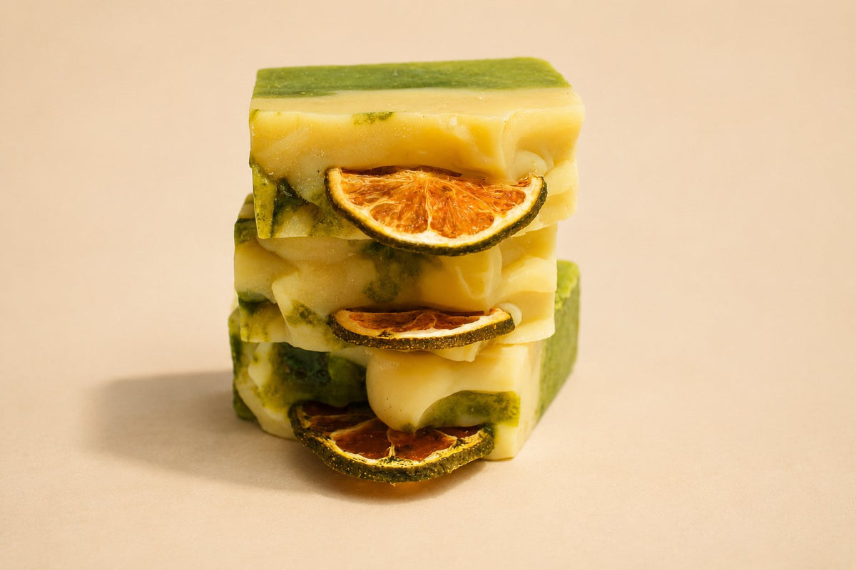 Limited Edition Lime & Chlorella Handmade Soap 