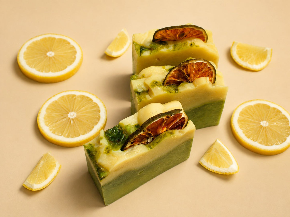 Limited Edition Lime & Chlorella Handmade Soap 